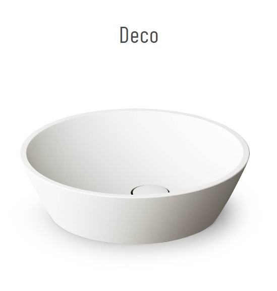 DECO valamu, Silkstone matt valge, matt hall, matt beež, matt grafiit
